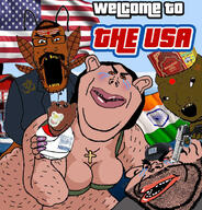 american_flag crying fat female flag:united_states hindflea hindroach hindu india indian jeet obese pajeet poojeet rapejeet seething soyjak subvariant:impish_amerimutt united_states variant:impish_soyak_ears variant:markiplier_soyjak variant:soyak welcome_to // 708x738 // 102.6KB