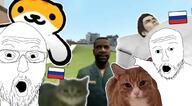 animal bald cat flag:russia glasses gmod memes nigger open_mouth stubble thumbnail variant:two_pointing_soyjaks video_game yakuza // 1080x597 // 173.5KB