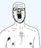 armpit body drawfag drawing glasses shirtless stubble variant:a24_slowburn_soyjak white_skin // 2208x2585 // 81.4KB