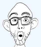 ear glasses open_mouth redraw soyjak stubble variant:nojak // 580x666 // 17.0KB