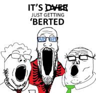 3soyjaks albania albert albert_(user) clothes dilbert flag flag:albania glasses its_just_getting_started its_over necktie pun smile stubble subvariant:wholesome_soyjak text variant:gapejak wally_(dilbert) white_background // 828x800 // 89.9KB