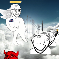 angel baby closed_eyes cloud demon ear frown full_body gate glasses grin halo heaven holding_object horn irl_background irritated its_over joe_biden leg multiple_soyjaks ominous pacifier paper red red_eyes red_sclera religion sad smile soyjak stubble subvariant:hornyimp subvariant:soyak_(irritated) subvariant:wholesome_soyjak text variant:gapejak variant:impish_soyak_ears variant:soyak wing // 1400x1400 // 1.3MB