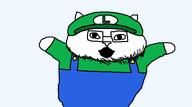 animal cat cat_ear catjak clothes edit feline game gaping_mouth glasses hat ias jak luigi nintendo stubble super_mario template variant:catjak video_game // 960x533 // 12.8KB