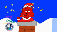 animated background chimney christmas fatty_fraser logo santa snow soyjak_party variant:bernd variant:impish_soyak_ears // 1280x720, 21.6s // 3.6MB