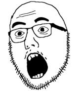 glasses open_mouth soyjak stubble variant:unknown // 433x518 // 17.9KB