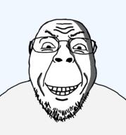 closed_mouth detrans glasses ominous scary smile stubble template variant:bernd // 2014x2164 // 228.2KB