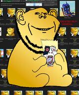 dem beheaded bernd_schmidt blond board dead dem democracy full_body gold namefag_drama namefags politics sitting soyjak soyjak_party thread tongue variant:bernd variant:impish_soyak_ears // 3000x3600 // 2.6MB