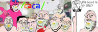 caca angry baby babyjak beard benadryl caca doll_(user) glasses hair heart holding_heart meta:banner pacifier pointing_up small_eyes variant:bernd variant:chudjak variant:cobson variant:feraljak variant:gapejak variant:impish_soyak_ears // 600x200 // 219.0KB