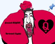 2soyjaks amy_rose ass bloodshot_eyes clothes crying ear glasses hat open_mouth pink_skin push_pin queen_of_hearts red_skin red_teeth rouge_the_bat soyjak sticky stubble tattoo text tongue variant:bernd variant:impish_soyak_ears // 980x785 // 180.0KB