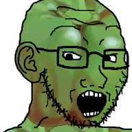 gimp gimp_(photo_manipulation_program) glasses green_is_my_pepper looking_down open_mouth pepper soyjak stubble swede_(artist) variant:soyak // 632x756 // 169.7KB