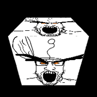 3dgifmaker angry animated antenna glasses large_eyebrows open_mouth orange_eyes reddit stubble variant:markiplier_soyjak // 205x205 // 336.6KB