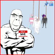 4chan_x_border 4soyjaks antler bloodshot_eyes buff closed_mouth crying dave ear fangs full_body furry glasses glegle grey_skin hair hanging lock mustache neovagina open_mouth ozzy proto-furtranny purple_hair push_pin rope smile soyjak sticky stubble suicide tinted_glasses tongue tranny variant:bernd variant:cobson yellow_teeth // 907x906 // 119.3KB