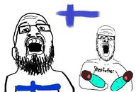 2soyjaks baby beard ear finland flag glasses mustache open_mouth pacifier soyjak stepfather stubble variant:a24_slowburn_soyjak variant:thps_soyjak // 683x464 // 45.6KB