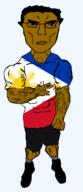 bfc bfc_bvll brown_skin bvll dark_hair filipino flag flag:Philippines full_body muscles philippines soyjak subvariant:unbotheredchud variant:chudjak // 549x1268 // 63.2KB