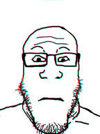 closed_mouth glasses glitch neutral soyjak stubble subvariant:neutralplier variant:markiplier_soyjak // 600x800 // 136.0KB