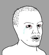 angry crying realistic shaved stubble variant:wolfgang // 828x933 // 12.4KB