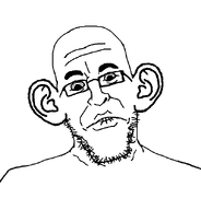 bald big_ears biting_lip dilated_pupils ear eyebrows forehead_lines glasses horny jeffrey_epstein lips looking_at_you neck nose stubble teeth transparent_background variant:epsteinjak // 616x642 // 12.6KB