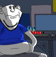 clothes cobweb computer drawn_background fat meta:tagme obese shadow sproke subvariant:impluffare template variant:impish_soyak_ears variant:pissluffare // 640x654 // 313.8KB