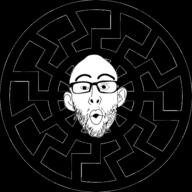 animated ear glasses open_mouth sonnenrad soyjak stubble variant:nojak white_supremacist // 500x500 // 1.8MB