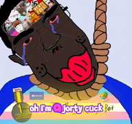 ack black_skin ext=mp4 flag:transgender_pride_flag jortycuck joyjack joyjack.party joyjak music nigger rent_free rope song subvariant:patrick text transparent_background troon variant:chudjak video // 768x720, 164s // 5.3MB