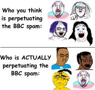 artist:sectionalism asian brown_skin china clothes country flag flag:somalia flag:transgender_pride_flag glasses hair india lipstick makeup mustache open_mouth pointing poop somalia soyjak stubble subvariant:crazed_troonjak subvariant:soyak_(crazed) text tranny variant:a24_slowburn_soyjak variant:alicia variant:bernd variant:chudjak variant:soyak yellow_skin // 2014x1920 // 604.8KB