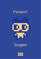 blue blue_background full_body passport series:passports shemmy soygem_party text variant:mameson yellow_skin yellow_text // 1040x1477 // 39.5KB