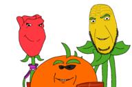 3soyjaks closed_mouth corn cornson cron female food fruit glasses orange_(fruit) plant plants_vs_zombies rose smile soyjak stubble subvariant:gapejak_female sunglasses variant:cobson variant:gapejak variant:impish_soyak_ears vegetable video_game // 2028x1332 // 34.7KB