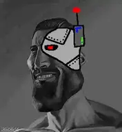 gigabot gigachad grey_background greyscale meta:op_saves_thumbnails nas:gigachad red_eye // 235x255 // 3.5KB