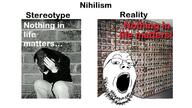 black_and_white brick comparison funko_pop glasses irl irl_background nihilism open_mouth philosophy sad soyjak stubble text variant:gapejak // 640x360 // 283.6KB
