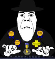 angry award badge black_background black_shirt clothes dfg discord doomverse flag guara hat keyboard maldawa skyoe spanish_text typing versalles writing // 1906x2048 // 525.1KB