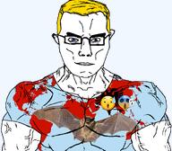 albania anxious aryan bat blond blue_eyes flag:albania muscular_chud samsung scream subvariant:muscular_chud tbc the_bat_commune variant:chudjak // 1059x929 // 408.1KB