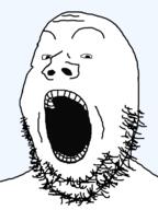 open_mouth shocked small_eyes soyjak stubble variant:gapejak // 450x600 // 52.9KB