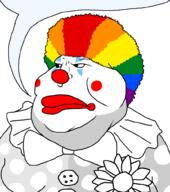 clown clown_nose clown_wig face_paint lips meximutt rainbow_hair red_lips speech_bubble speech_bubble_empty template variant:meximutt // 888x1000 // 35.3KB