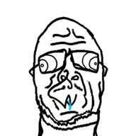 derp drool glasses retard soyjak stubble variant:sidjak // 732x732 // 77.3KB