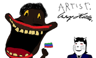 animal cat cat_ear clothes dagestan fanart flag:dagestan hair lipstick meta:barely_a_soyjak subvariant:massjak subvariant:massmeowjak suit suit_and_tie tooth_decay variant:gapejak yellow_sclera // 1190x718 // 99.0KB