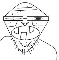 beard eyes glasses nuvariant open_mouth poopson teeth ugly variant:crackson // 854x865 // 22.0KB