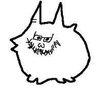 :3 animal cat cat_ear fpe fundamental_paper_education glasses loaf miss_circle this_post_has_been_sponsored_by_fpecord variant:unknown // 251x240 // 3.0KB