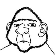 ear frown hair sad soyjak stubble template unibrow variant:ishish_soyak_ears // 750x750 // 28.0KB