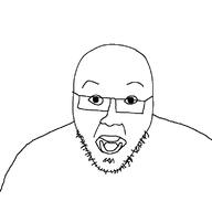 bayashitv glasses open_mouth stubble variant:unknown // 781x739 // 81.0KB