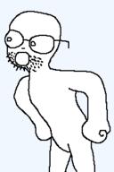 arm glasses hand ongezellig open_mouth soyjak stubble variant:unknown // 201x302 // 7.0KB