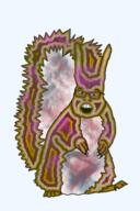 animal arm colorful ear full_body glasses hand leg open_mouth soyjak squirrel subvariant:feralsquirrel tail variant:feraljak // 340x512 // 220.1KB