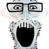 3d animated ear glasses monkey moving open_mouth soyjak stubble subvariant:monkeyplier variant:markiplier_soyjak // 1080x1080 // 1.4MB