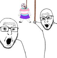 ack pointing rope tranny troon undusted_variant variant:bernd variant:two_pointing_soyjaks // 983x997 // 114.9KB