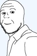 closed_mouth clothes smile soyjak stubble variant:joeljak // 384x574 // 7.6KB