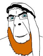 arab arabic beard blue_eyes clothes ginger glasses smile trend:aryan turban variant:cobson // 1084x1400 // 253.0KB