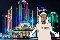 arab arm chechnya clothes ear glasses grozny hand heart i_love irl_background open_mouth pointing russia soyjak stubble tshirt variant:shirtjak // 1167x779 // 361.9KB