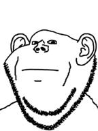 closed_mouth ear glasses neutral soyjak stubble variant:impish_soyak_ears // 598x800 // 66.6KB