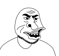 angry beard big_lips big_nose clothes open_mouth stubble teeth template transparent_background tshirt variant:peruvianmutt // 1000x947 // 18.2KB