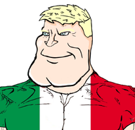 aryan blond blue_eyes buff flag:italy hair italy mewing smile subvariant:mexiaryan subvariant:proto_mexiaryan variant:meximutt // 888x849 // 207.4KB