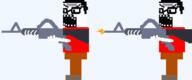 assault_rifle brown_pants brown_shoes chud five_nights_at_cobson's glasses open_mouth pixel_art red_shirt screaming shooting sprite spritesheet teeth transparent_background variant:unknown // 2048x848 // 58.4KB